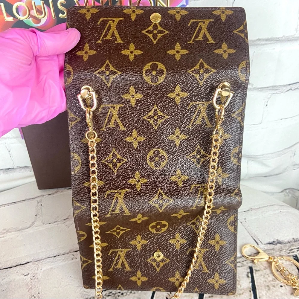 Louis Vuitton Etui Papiers Wallet Crossbody with charm - Picture 14 of 16